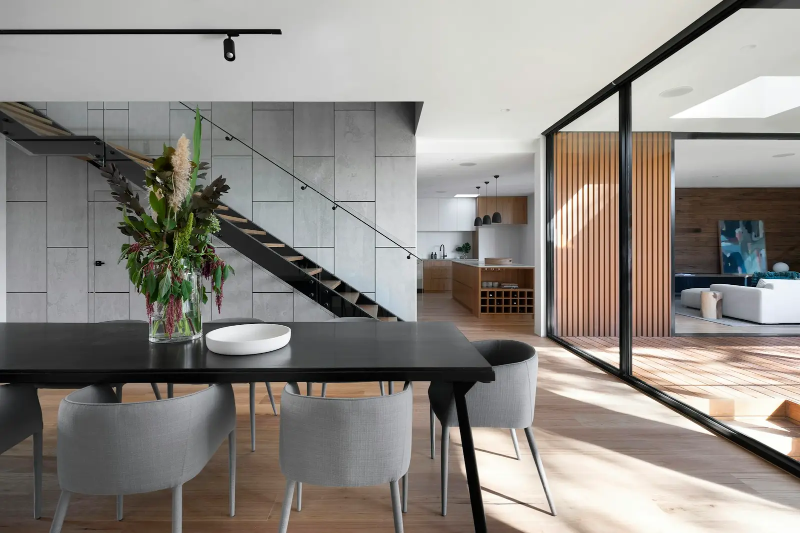 Sintered stone kitchen countertop installation in a refined Singapore home